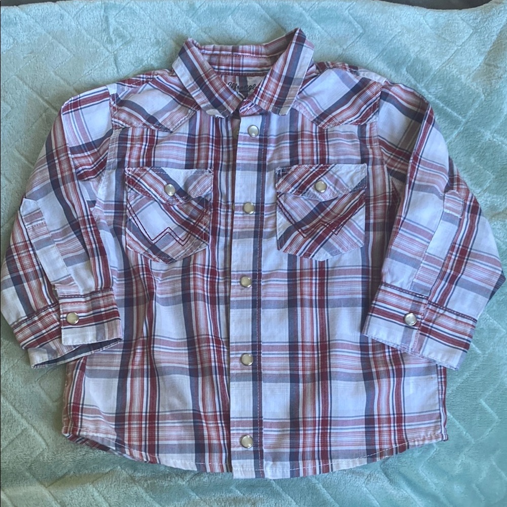 Adorable Wrangler Snap Western Shirt